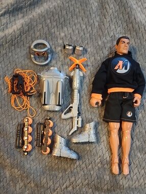 vintage 1994 Hasbro Action Man "Roller Extreme